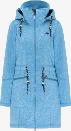 Schmuddelwedda Regenmantels Functionele Mantel Dames Navy / Hemelsblauw