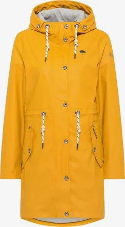 Schmuddelwedda Regenmantels Functionele Mantel Bridgeport Dames Safraan