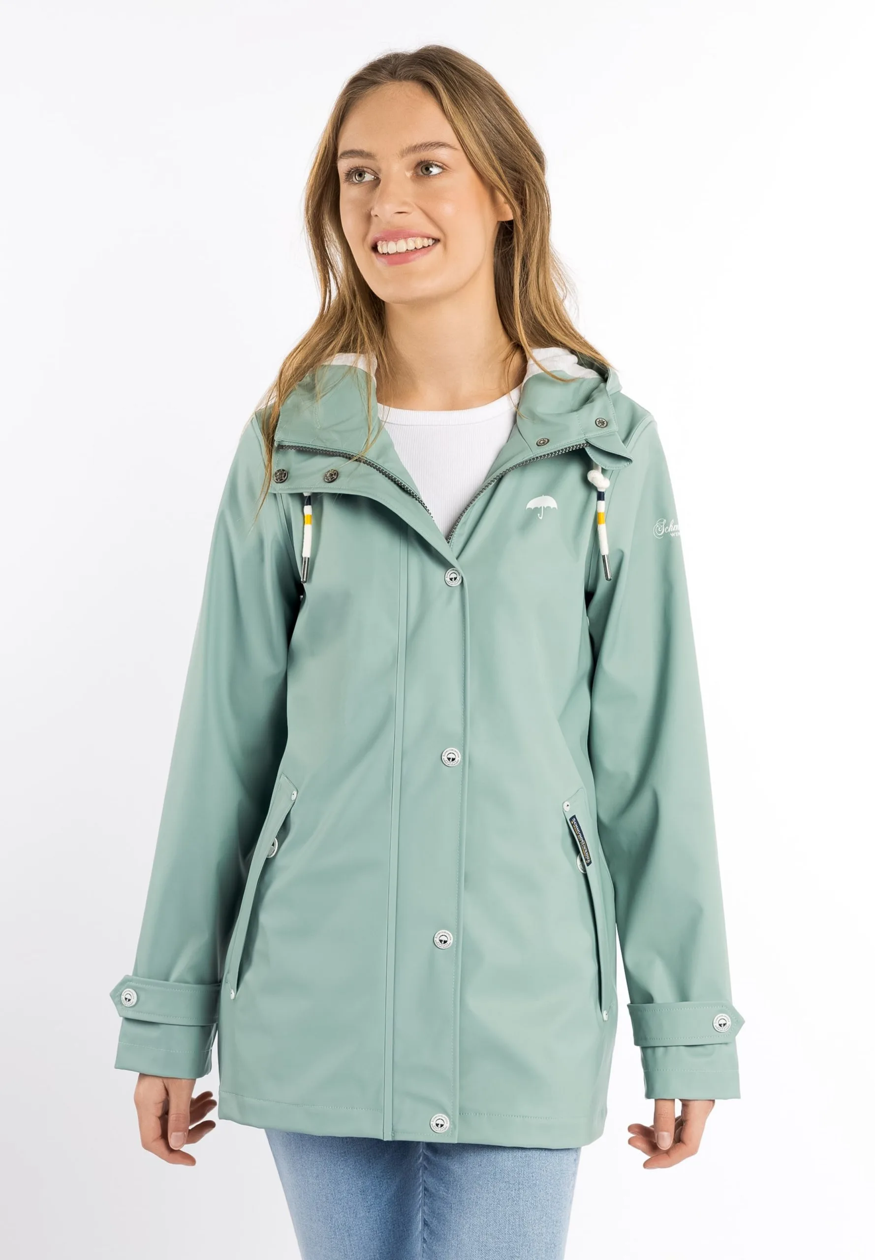 Schmuddelwedda Outdoor Jassen Functionele Jas Dames Mintgroen 4 Schmuddelwedda Outdoor Jassen Functionele Jas Dames Mintgroen - Afbeelding 2