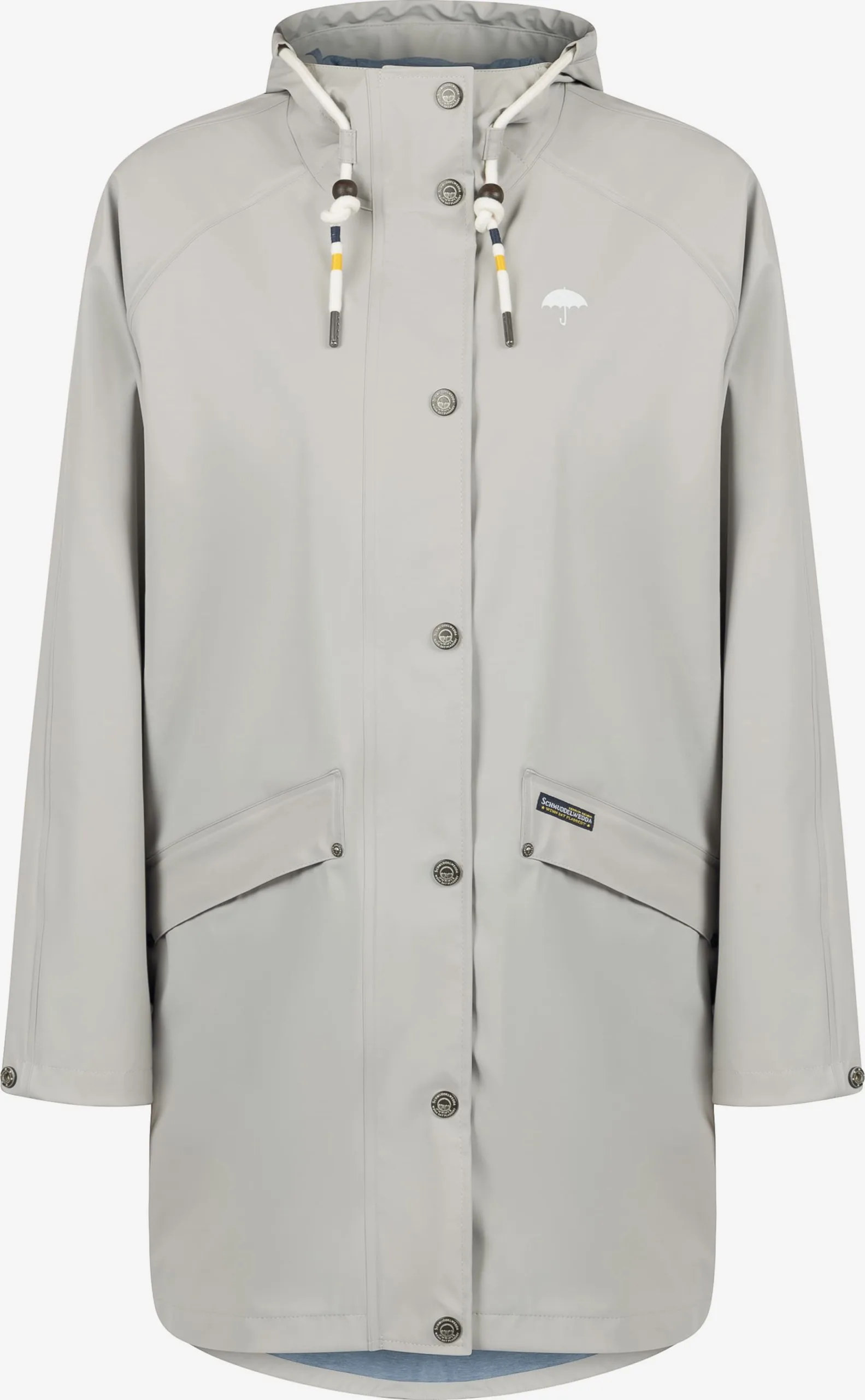 Schmuddelwedda Outdoor Jassen Functionele Jas Dames Lichtgrijs 3 Schmuddelwedda Outdoor Jassen Functionele Jas Dames Lichtgrijs