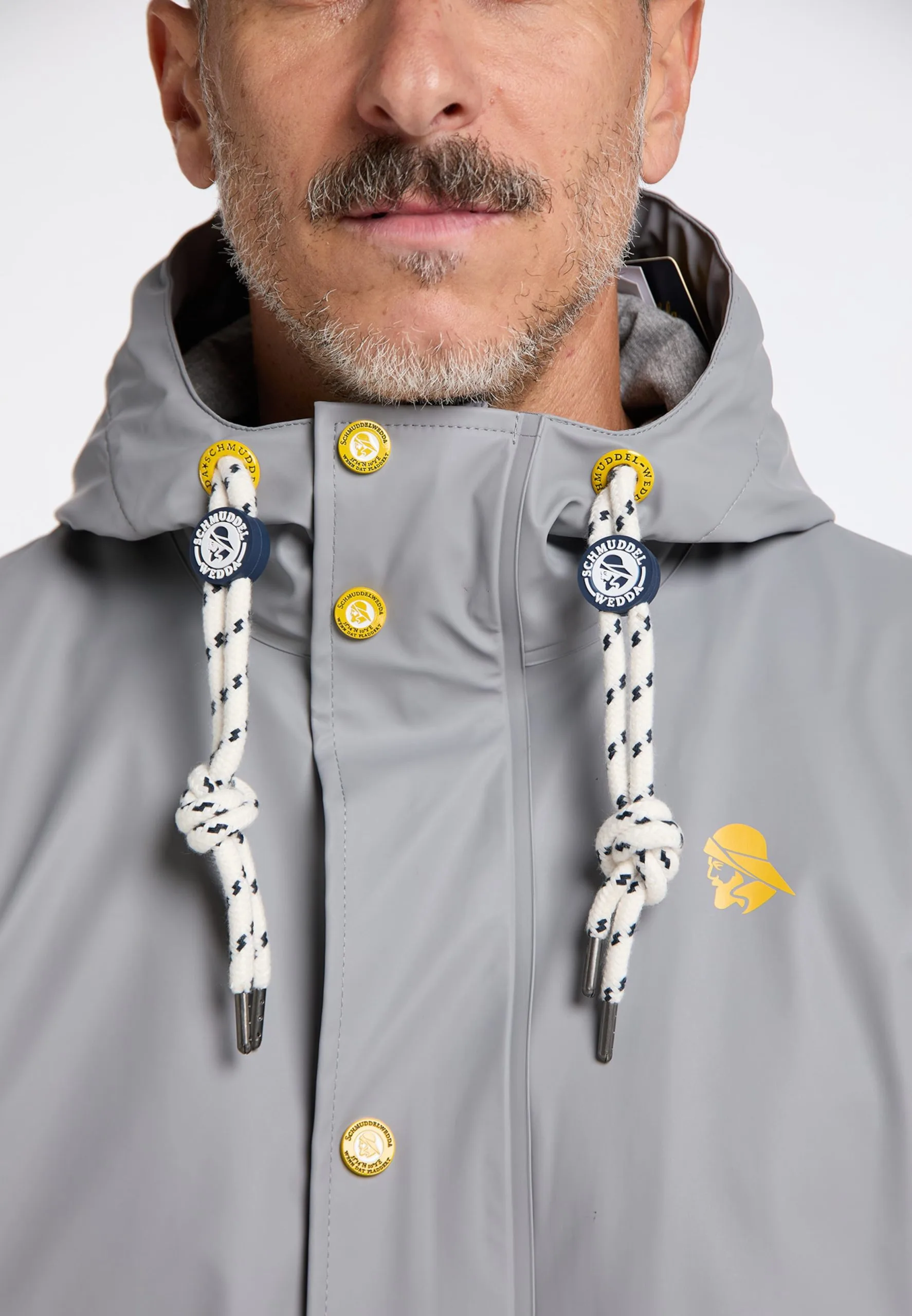 Schmuddelwedda Tussenjassen Tussenjas Heren Grijs 8 Schmuddelwedda Tussenjassen Tussenjas Heren Grijs - Afbeelding 6