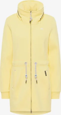 Schmuddelwedda Sweatvesten Sweatvest Dames Lichtgeel