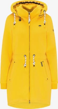 Schmuddelwedda Sweatvesten Sweatvest Yasanna Dames Geel