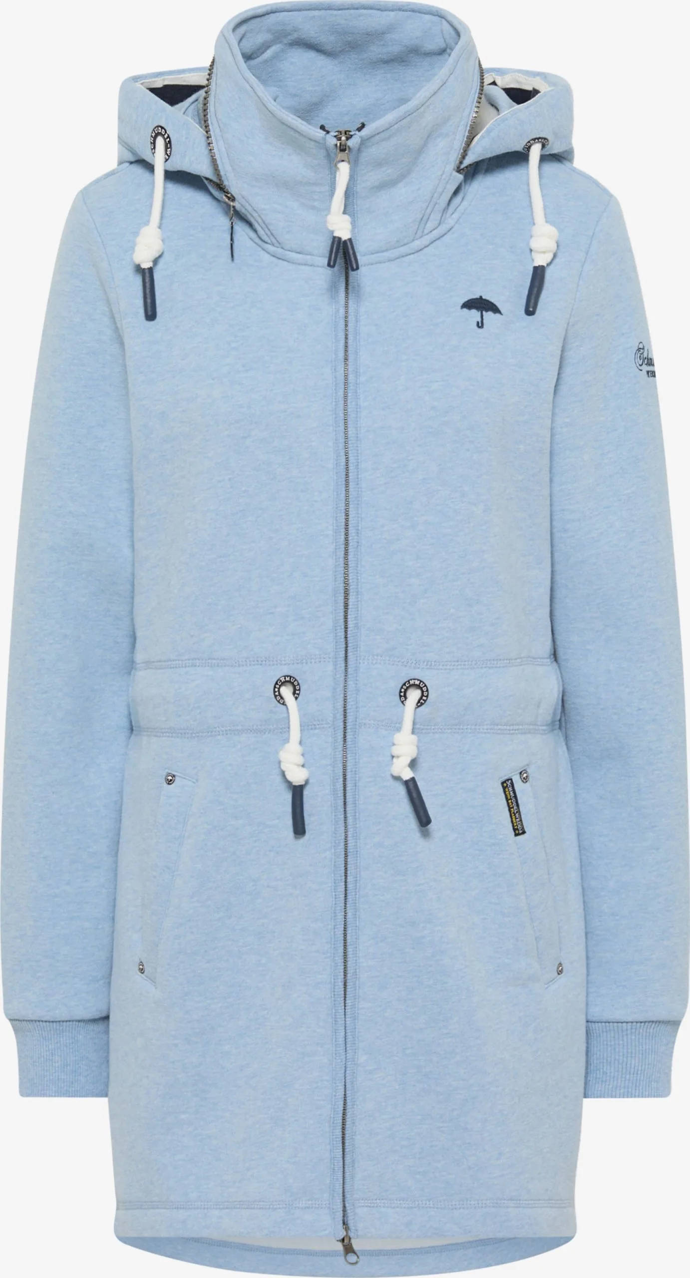 Schmuddelwedda Sweatvesten Sweatvest Dames Navy / Lichtblauw 3 Schmuddelwedda Sweatvesten Sweatvest Dames Navy / Lichtblauw