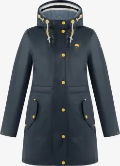 Schmuddelwedda Regenmantels Functionele Mantel Altiplano Dames Marine