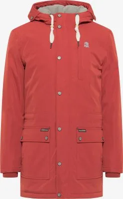 Schmuddelwedda Parkas Winterparka Heren Lichtrood