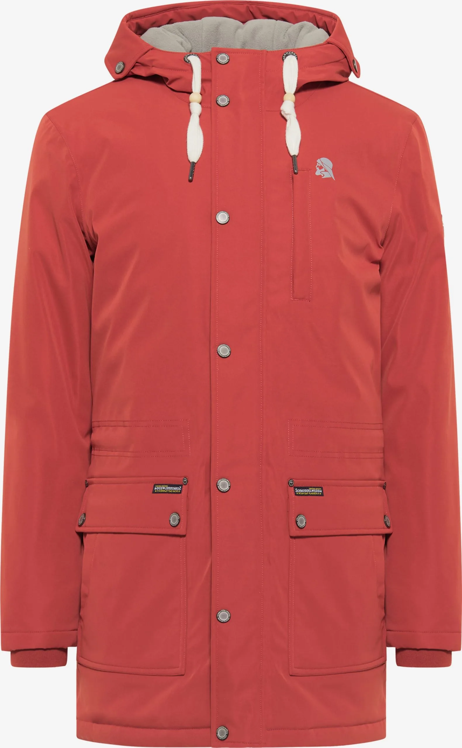 Schmuddelwedda Parkas Winterparka Heren Lichtrood 3 Schmuddelwedda Parkas Winterparka Heren Lichtrood