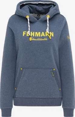 Schmuddelwedda Hoodies Sweatshirt Dames Blauw