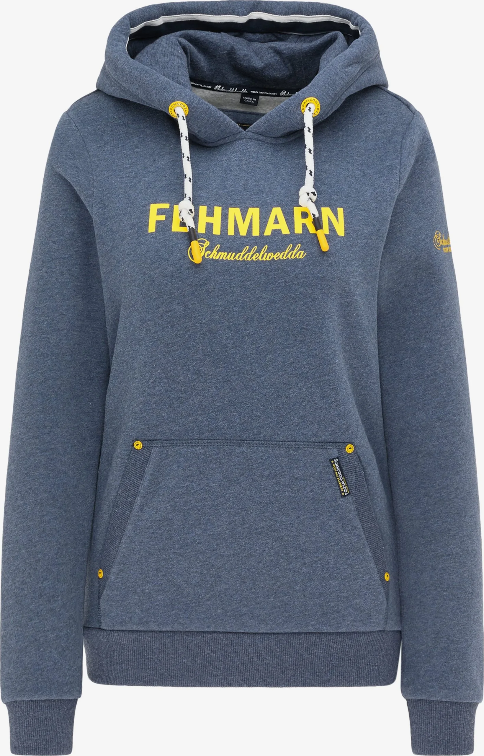 Schmuddelwedda Hoodies Sweatshirt Dames Blauw 3 Schmuddelwedda Hoodies Sweatshirt Dames Blauw