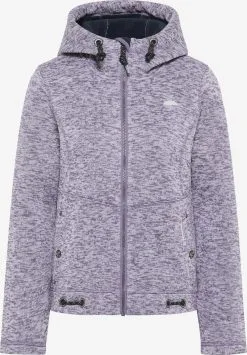Schmuddelwedda Outdoor Jassen Fleece Jas Dames Lila Gemêleerd