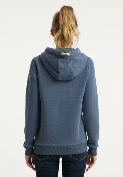 Schmuddelwedda Hoodies Sweatshirt Dames Blauw Gemêleerd -Schmuddelwedda Verkoopwinkel f121abc8d595bc9fddea514118f6173e