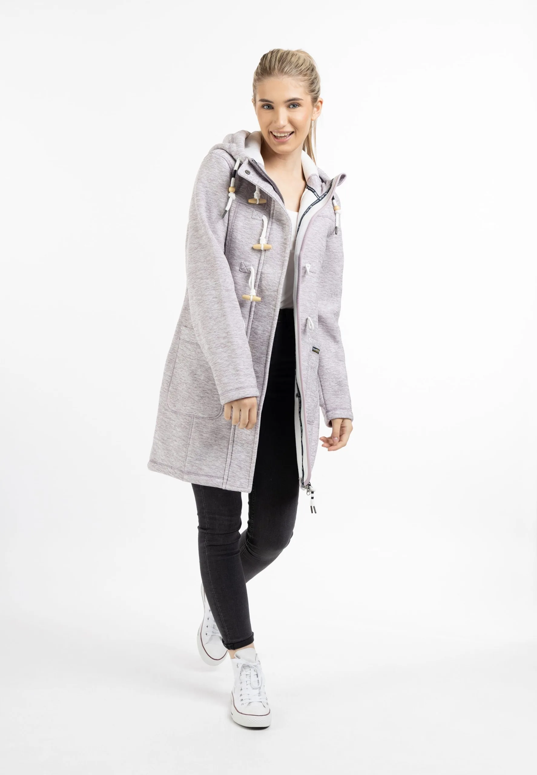 Schmuddelwedda Outdoor Jassen Fleece Jas Dames Lavendel 6 Schmuddelwedda Outdoor Jassen Fleece Jas Dames Lavendel - Afbeelding 4