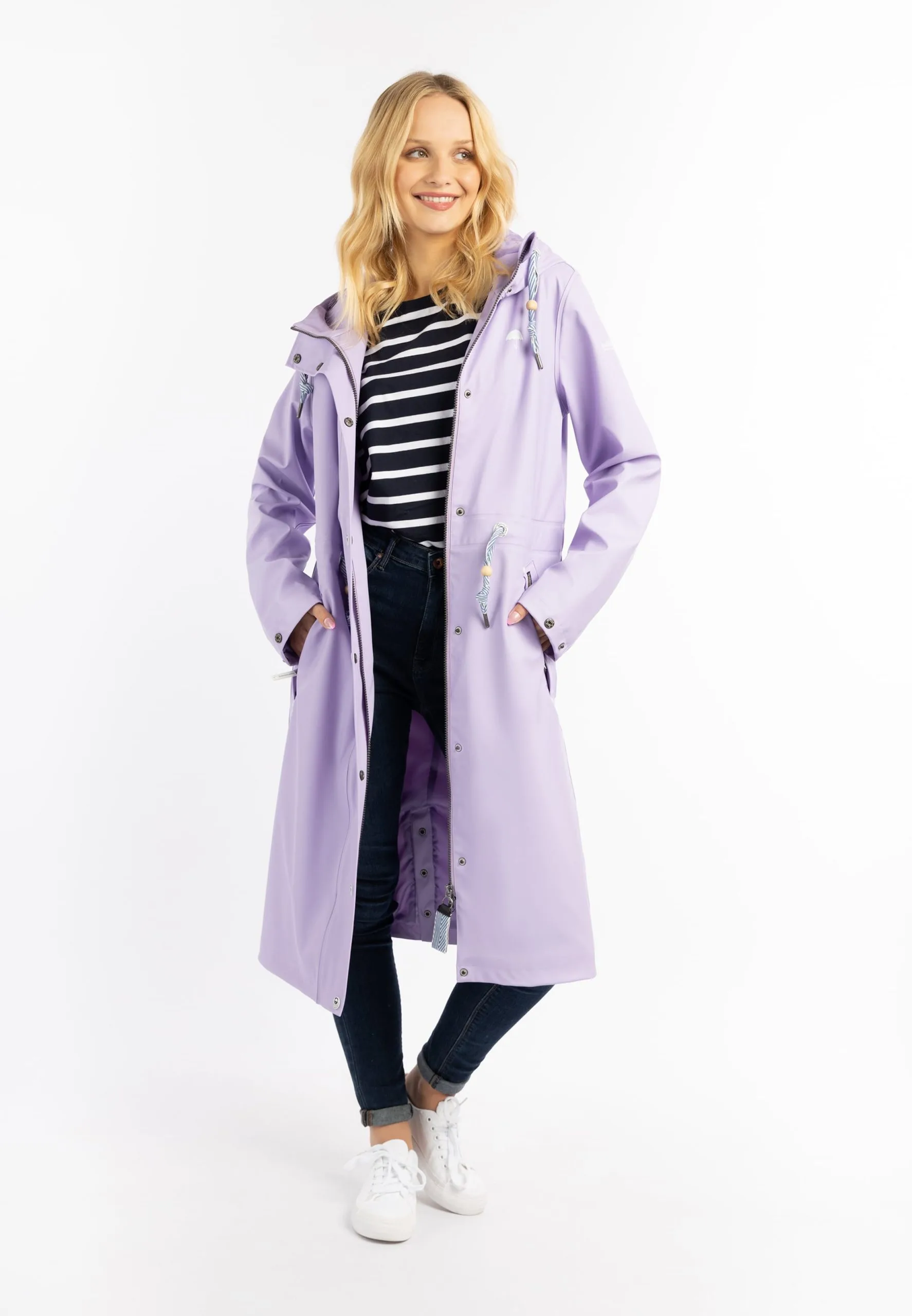 Schmuddelwedda Regenmantels Functionele Mantel Dames Lichtlila 5 Schmuddelwedda Regenmantels Functionele Mantel Dames Lichtlila - Afbeelding 3