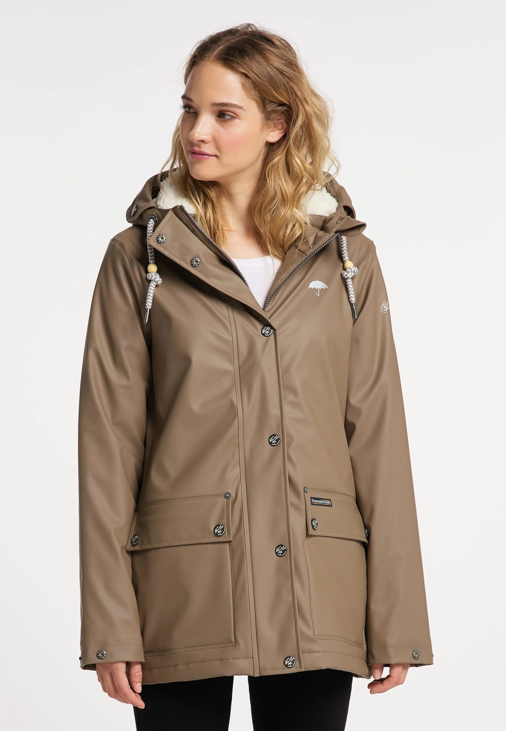 Schmuddelwedda Outdoor Jassen Functionele Jas Dames Sepia 4 Schmuddelwedda Outdoor Jassen Functionele Jas Dames Sepia - Afbeelding 2