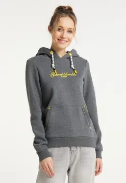 Schmuddelwedda Hoodies Sweatshirt Duhnen Dames Grijs Gemêleerd -Schmuddelwedda Verkoopwinkel f9ab1ae8dceed43f2f105984206b79e3