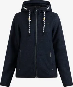 Schmuddelwedda Outdoor Jassen Fleece Jas Dames Navy