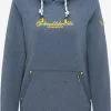 Schmuddelwedda Hoodies Sweatshirt Scharbeutz Dames Blauw Gemêleerd