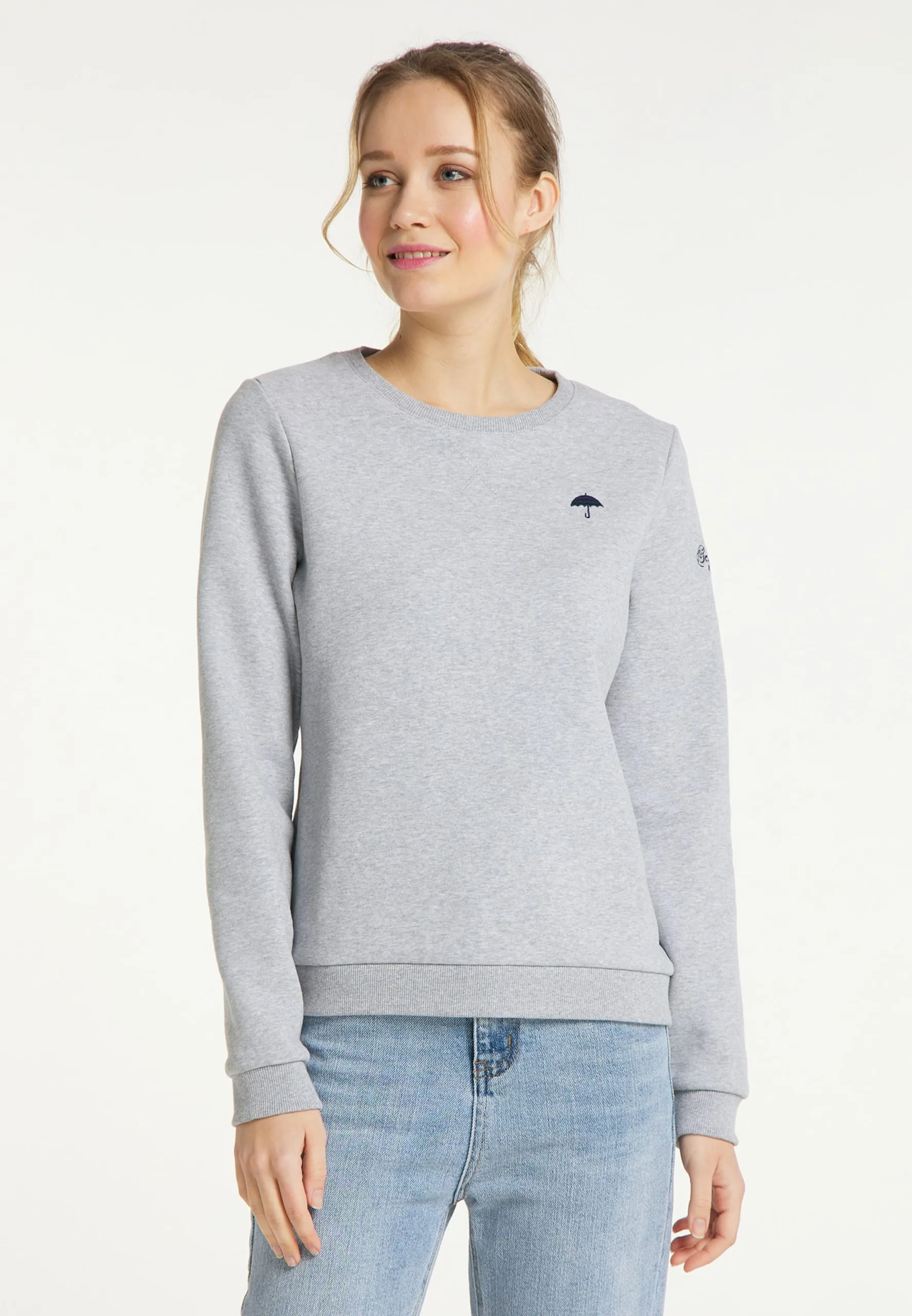 Schmuddelwedda Sweatshirts Sweatshirt Dames Grijs 4 Schmuddelwedda Sweatshirts Sweatshirt Dames Grijs - Afbeelding 2